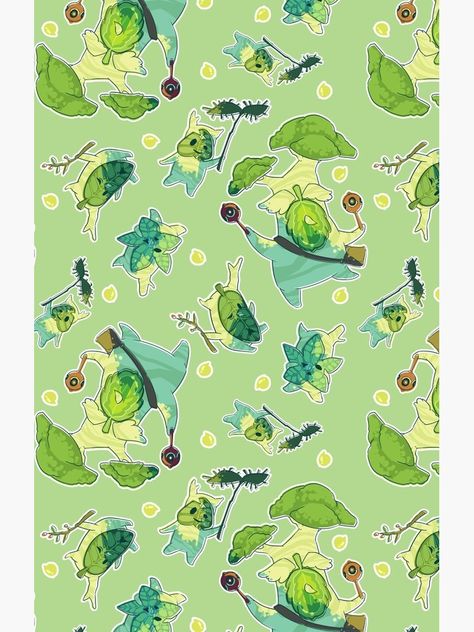 "Korok Pattern" Case & Skin for Samsung Galaxy by Midorilied | Redbubble Korok Pattern, Zelda Pattern, Street Style Parisian, Legend Of Zelda Breath, Galaxy Design, Zelda Breath, Pattern Case, Breath Of The Wild, Computer Wallpaper