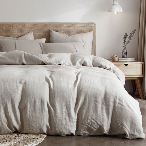 You'll love the HYPREST Lived in Look Linen Duvet Cover Set, 100% Pure French Linen Made at Wayfair - Great Deals on all products with Free Shipping on most stuff, even the big stuff. Whimsical Bedroom, Maximize Small Space, Linen Duvet Cover, Bedroom Decor Inspiration, Inspire Me Home Decor, Bedroom Decor Design, Decor Pillows, Bedroom Refresh, Linen Duvet Covers