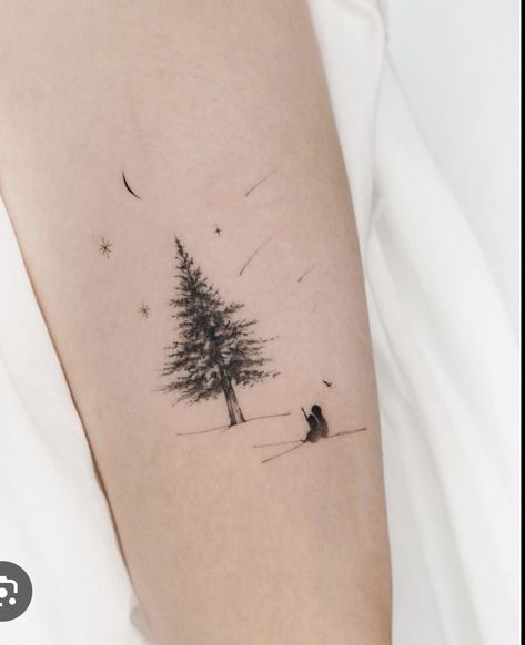 Tree Tattoo Designs For Women, Tree Tattoo Ideas For Men, Minimalist Tree Tattoo, Tree Tattoos For Women, Woman Tree Tattoo, Cool Simple Tattoos, Simple Tree Tattoo, Bonsai Tree Tattoos, Pine Tattoo