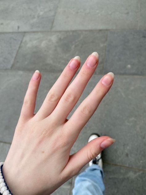 Slim Hands Long Nails, Simple Nail Shapes, Long Pretty Nails Natural, Natural Aesthetic Nails, Best Shape Nails For Long Fingers, Slim Fingers Aesthetic, How To Get Slender Fingers, Long Slender Hands Women, Men Long Nails