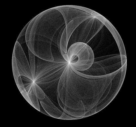 Strange Attractor, Black And White, White, Black