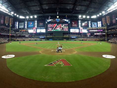 Where to Eat at Chase Field, Home of the Arizona Diamondbacks - Eater Golf N Stuff, Mlb Stadium, Chase Field, Bowling Gifts, Mlb Stadiums, Sports Article, Busch Stadium, Baseball Stadium, Trampoline Park