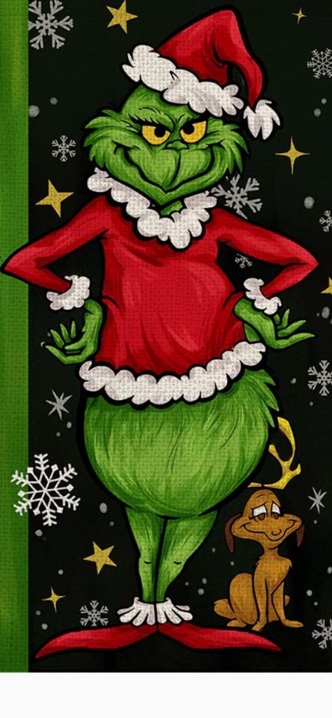 How To Paint The Grinch On Canvas, Grinch Christmas Canvas Paintings, How To Paint The Grinch, Grinch Painting On Canvas, Grinch Signs Wooden Diy, Grinch Aesthetic, Grinch Drawing, Painted Window Art, Grinch Stuff