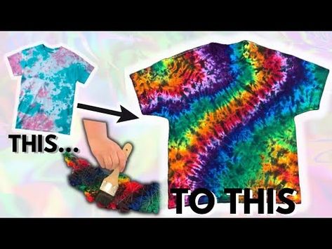 (11) Tie Dye Tutorial - Perfecting the Scrunch *Beginner Friendly* - YouTube Single Color Tie Dye, Scrunch Tie Dye, Tye Die Shirts, Tie Dye Tutorial, Tie Dye Patterns Diy, Shirt Patterns, Dyeing Tutorials, Design For Beginners, Dye Patterns