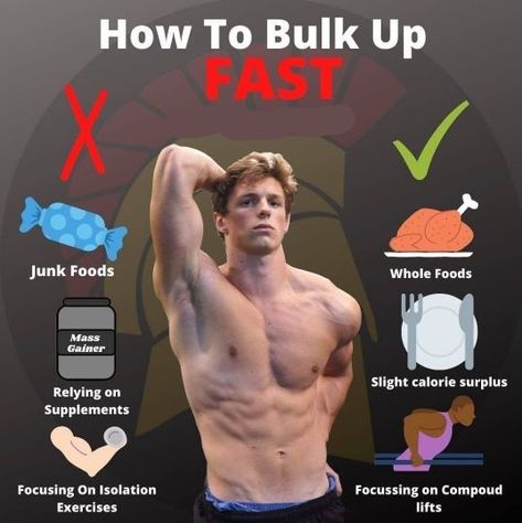 #bulking #bulkingseason #bulkingfood #musclefood #musclemeals #musclegain #buildmuscle #bulkup #weightgain #musclebuilding #musclebuildingfoods #leangains #gains #howtobuildmuscle #gainmuscle Bulking Meal Plan, Bulking Meals, Muscle Gain Meal Plan, How To Gain Muscle, Bulking Diet, Fighter Workout, Gain Muscle Mass, Bodybuilding Nutrition, Gym Workout Chart