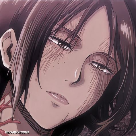 Powerful Anime Women, Ymir Aot Icons, Ymir Freckles, Attack On Titan Ymir, Ymir Aot, Aot Icons, Attack On Titan Episodes, Connie Springer, Aot Characters