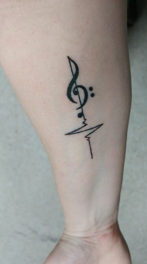 Eden Tattoo Singer, Music And God Tattoo, Tatoos Men Arm Small Simple, Musician Tattoo Ideas Men, Music Tattoo Men, Boys Tattoo Hand, Classical Music Tattoo, Music Lover Tattoo Ideas, Music Tattoo Designs Men