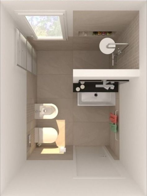 Small Bathroom Layout, Bathroom Design Layout, Bathroom Plans, Toilet Room, Tiny House Bathroom, Tiny Bathrooms, Bathroom Design Decor, Toilet Design, Bathroom Inspiration Decor