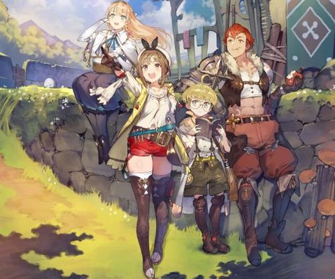 Atelier Ryza, Atelier Series, Secret Hideout, Fairy Tail Characters, Key Art, Keys Art, Manga Illustration, Drawing Reference Poses, Anime Kawaii