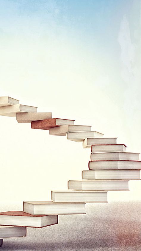 Book Stairs Illustration, Books Staircase, Stair Illustrations, Books Stairs, Staircase Tattoo, Stairs Illustration, Stairs Drawing, Book Staircase, Stairs Background