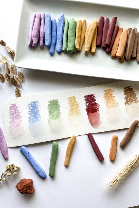 Natural Pigments, Nature Paintings, Teaching Art, Art Plastique, Diy Toys, Art Techniques, Natural Dyes, Handmade Art, Art Diy