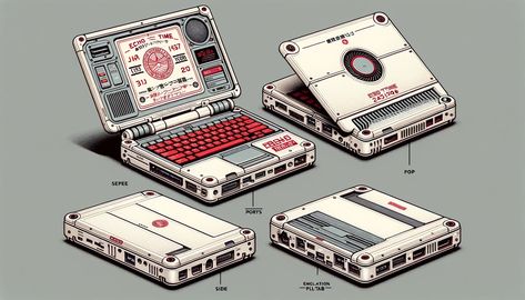 Retro Futurism Technology, Cyberpunk Equipment, Cassette Futurism Aesthetic, Retro Technology Aesthetic, Cyberpunk Computer, Cassette Futurism, Cyberpunk Tech, Computer Diy, Mini Computer