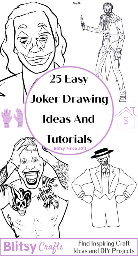 Joker Cartoon Drawing Easy, How To Draw The Joker Step By Step, How To Draw Joker Step By Step Easy, How To Draw The Joker, How To Draw Joker, Joker Sketch Pencil, Joker Sketch Easy, Joker Drawing Sketches, Joker And Harley Quinn Drawing