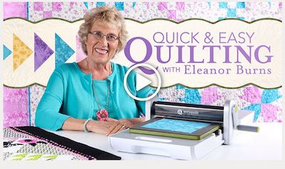 Eleanor Burns Saved by an AccuQuilt GO Fabric Cutter - Heirloom Creations Easy Quilting, Quilt In A Day, Classic Quilts, Twist And Shout, Garden Quilt, Jumping For Joy, Machine Applique, New Class, Quilting Techniques