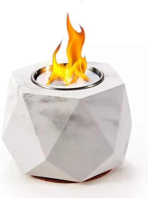 Fire Pit Fire Pit Concrete, Indoor Smores, Fire Pit Table Top, Mini Fire Pit, Smores Maker, Indoor Fire Pit, Tabletop Fire Pit, Portable Fireplace, Small Fire Pit