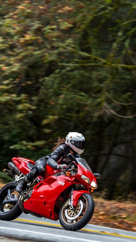 #womenwhoride #ducati748 #ducati #crownmoto #motorcycles #photography Motorcycles Photography, Moto Camping, Ducati 998, Ducati 996, Ducati 748, Bob Marley Pictures, Ducati 916, Moto Ducati, Motorcycle Wallpaper