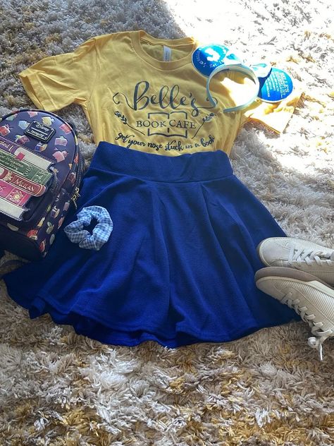 Belle Inspired Outfits, Belle Disneybound, Disney Park Outfit, Disney Bound Outfits Casual, Belle Outfit, Disney Themed Outfits, Cute Disney Outfits, Disney World Outfits, Disney Inspired Fashion