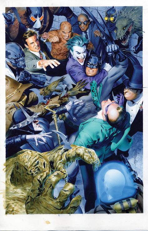 Batman Villians, Mike Mayhew, Gotham Villains, Bat Man, Univers Dc, Batman Artwork, Batman Funny, Batman Wallpaper, Joker Art