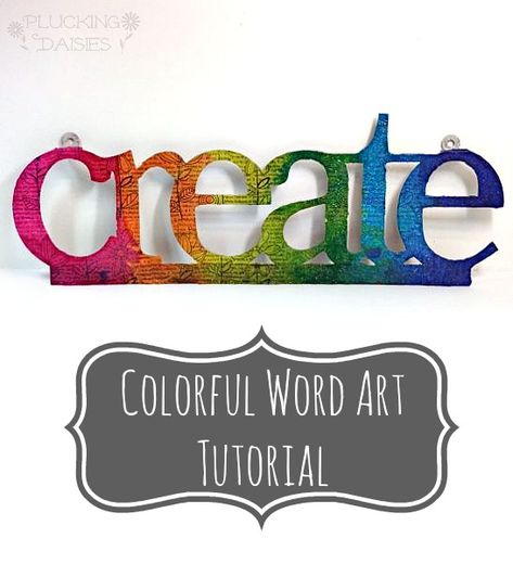 Word Art Tutorial, Upcycling Diy, Recycled Projects, Art Tutorial, Letter Art, Teaching Art, Hello There, Lettering Fonts, Craft Tutorials