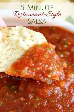 Bright and fresh, this salsa is the best you've ever tasted! So easy to make and it's sure to "wow" anyone you make it for! Restaurant Salsa, Restaurant Style Salsa, Salsa Guacamole, Homemade Salsa, Salsa Recipe, Appetizer Dips, Mexican Dishes, Aioli, Marinara