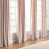 Pink Velvet Curtains, Patio Windows, Velvet Room, Unique Curtains, Drapes For Living Room, Curtain Headings, Bedroom Patio, Window Treatments Bedroom, Trailer Living