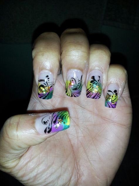 New Orleans Nails, Mardi Gras Nail Designs, Mardi Gras Nails, Homecoming Week, Art Hacks, Fingernail Designs, Festive Nail Art, Festival Nails, Nail Art Hacks