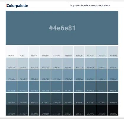 Hex Color Code #4e6e81 | Aegean blue color information | Hsl | Rgb | Pantone