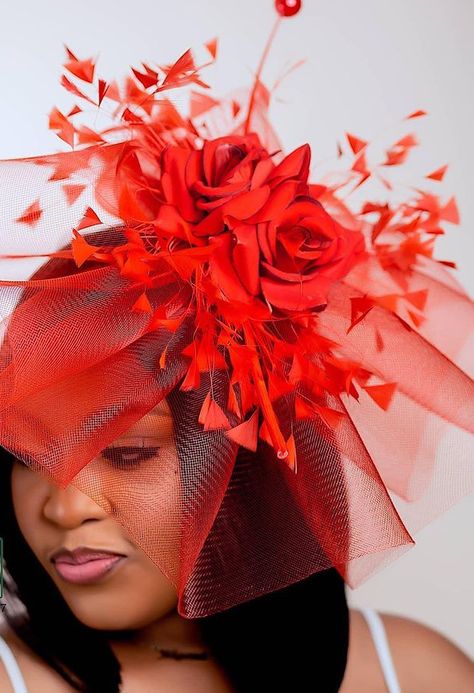 Facinators Wedding Hairstyles, Fascinator Hats Outfit, Fascinator Hats Wedding, African Hair Wrap, Fascinator Hats Diy, Classy Hats, Diy Hair Accessories Ribbon, Bridal Fascinator, Fascinator Hairstyles