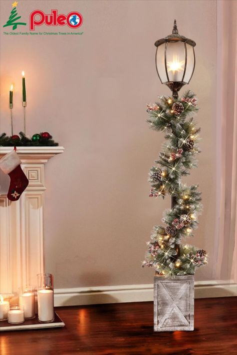 Your Christmas decor is renowned! Why not use the best? Puleo’s indoor and outdoor decor options are extensive, such as the 7’ Decorated Lamp Post with Garland, featuring charming white berries, pinecones, 50 incandescent lights, and a decorative base. You might just want to buy two!

#Puleo #PuleoInternational #PuleoTree #ChristmasTree #Christmas Christmas Lamp Post Decorations, Decorated Garland, Post Decor, Christmas Lamp Post, Christmas Decorations Centerpiece, Outdoor Lamp Posts, White Berries, Christmas Lamp, Warm White Led Lights