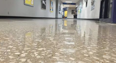 Clear Epoxy Concrete Floor, Concrete Epoxy Floor, Epoxy Concrete Floor, Honed Concrete, Polished Concrete Floor, Heated Tile Floor, Concrete Garage, Concrete Epoxy, Epoxy Floors