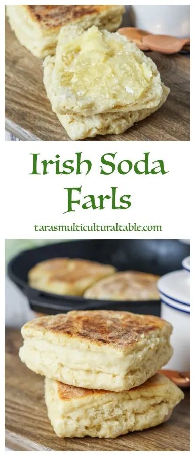 Farls Recipe, Soda Farls, Irish Recipes Authentic, Irish Bread, Irish Cooking, Irish Dishes, Irish Cuisine, Scottish Recipes, Irish Soda