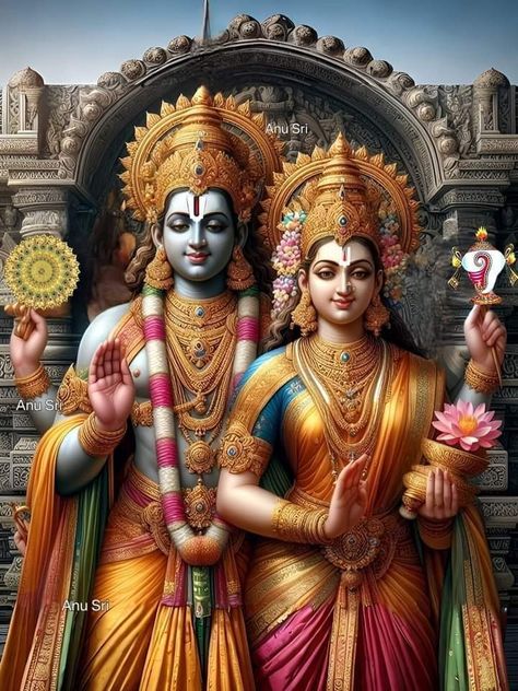 Maha Vishnu Images Hd, Laxmi Narayan Images, Lakshmi Narayan Images Hd, Laxmi Wallpapers, Narayan Images, Vishnu Laxmi, Laxmi Goddess, Sanatan Dharam, Lakshmi Photos