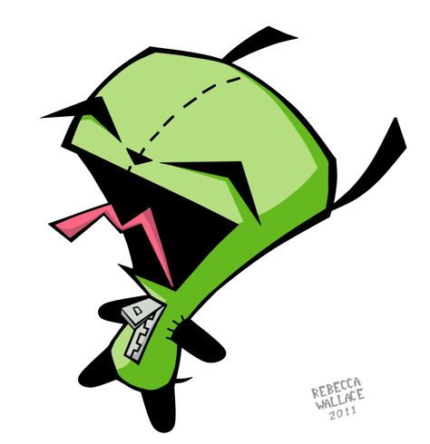 Gir Invader Zim Pfp, Gir From Invader Zim, Invader Zim Dib, Invader Zim Characters, Grunge Pictures, Flash Tattoo Designs, Geometric Design Art, Dug Up, Cute Rats