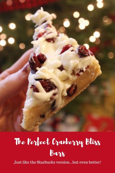 Bliss Bars Starbucks, Cranberry Bliss Bars Recipe, Cranberry Filling, Cranberry Bliss Bars Starbucks, Bliss Bars, Cranberry Bliss, Bliss Bar, Cranberry Bars, Cranberry Bliss Bars