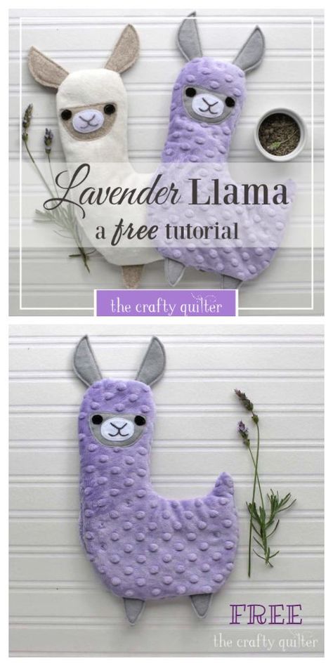 Fabric Art Diy, Projek Menjahit, Fabric Sewing Patterns, Free Sewing Patterns, Patterns Fabric, Llama Alpaca, Free Sewing Pattern, Costura Diy, Baby Sewing Projects