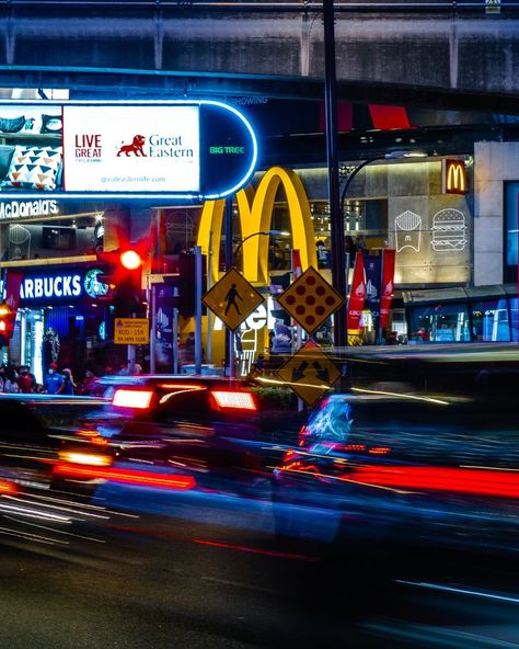 This is in Bukit Bintang, Kuala Lumpur. The most festive and happening city in Malaysia. Bukit Bintang Kuala Lumpur, City Photography, Night Aesthetic, Aesthetic Room Decor, Aesthetic Room, Kuala Lumpur, Street Photography, Rush, Times Square