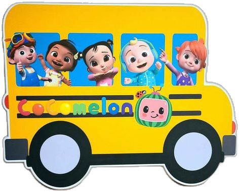 Cocomelon Bus Png, Cocomelon Cutout Printable, Coco Melon School Bus, Cocomelon Bus Printable, Cocomelon Images Printable, Cocomelon Cartoon Character, Cocomelon Topper Printable, Cocomelon Character Images, Cocomelon Characters Printable