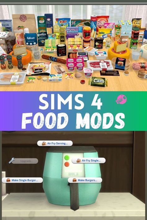 sims 4 food mods collage Sims 4 Free Mods, Sims 4 Jobs, Sims 4 Restaurant, Los Sims 4 Mods, Sims 4 Cheats, Sims 4 Kitchen, Sims 4 Challenges, Sims 4 Cc Kids Clothing, Free Sims 4