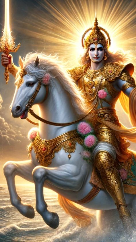 Satya Yuga, Kalki Avatar, Sahaja Yoga, Religious Tattoo, Hinduism Art, Hindu Mythology, Fascinating Facts, Lord Vishnu, Better Future