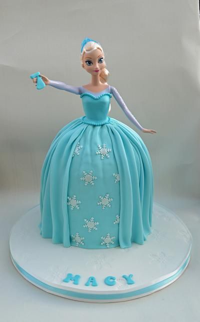 Frozen Elsa Doll Cake, Frozen Doll Cake, Elsa Doll Cake, Dolly Varden Cake, Elsa Torte, Frozen Elsa Doll, Disney Frozen Cake, Anna Cake, Dolly Varden