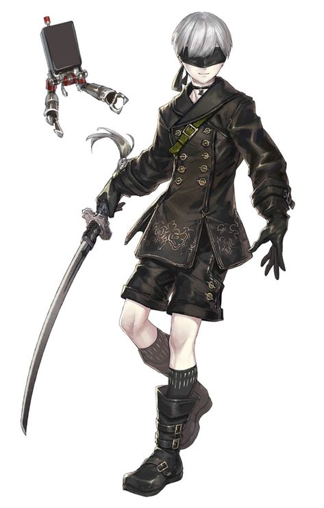 9S (YoRHa No.9 Type S) character artwork from Star Ocean: Anamnesis #art #illustration #artwork #gaming #videogames #gamer Last Exile, 2b Nier Autómata, Gamers Anime, Star Ocean, Nier Automata, Type S, Game Character Design, Character Design Male, 영감을 주는 캐릭터