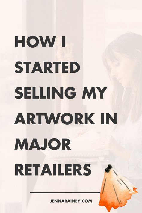 Looking for entrepreneur inspiration? Here's how I started selling my artwork in major retailers. Today, I’m sharing my story about how I went from my day job to selling my artwork in Staples, Office Depot, Target, and beyond. How To Price My Artwork, How To Sell Art Online, Illustration Inspiration Ideas, Artist Entrepreneur, Art Selling, Art Biz, Art Advice, Desk Job, Building Wealth