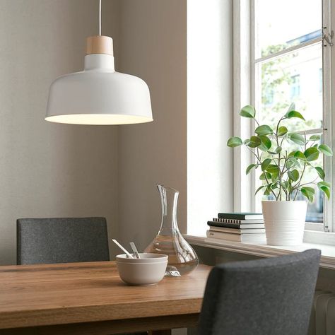 IKEA Scandinavian Modern Pendant Light Dupe | Hunker Ikea Lighting, Hanging Light Lamp, Pendant Light Shades, Smart Light Bulbs, Pendant Lamp Shade, Hanging Light Fixtures, Kitchen Pendant Lighting, Glass Chandelier, Led Ceiling Lights