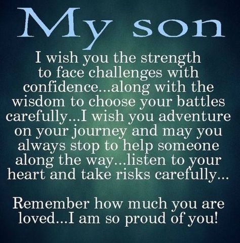 Sons are a blessing and here are 10 quotes for mother's to express their love.  We capture the love a mother feels for her son with the I love my son quotes. Love My Son Quotes, Prayer For My Son, Son Quotes, I Love My Son, Baby Tips, Mother Son, Mother Quotes, Mom Quotes, Family Quotes