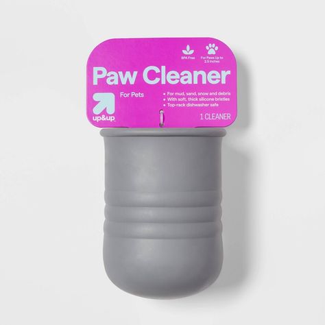 Help keep your dog's paws clean and your floors free from muddy marks, dirt or debris with the help of this Dog Paw Scrub Cleaner from up&up™. Made from BPA-free materials, this pet paw cleaner is designed with thick silicone bristles that easily help scrub off mud, sand, snow or debris from their paws to prevent them tracking it all over the house. Convenient to use, this paw cleaner has a top-rack dishwasher-safe design to make it easy to clean. We believe making smart choices for the people, Pets Accessories Products, Gifts For Dog, Paw Cleaner For Dogs, Dog Tools, Puppy Items, Dog Skin Care, Paw Cleaner, Baby Pugs, Pet Blog