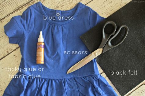 diy-lucy-van-pelt-costume-materials-needed Lucy Charlie Brown Costume, Linus Costume, Lucy Van Pelt Costume, Peanuts Halloween Costume, Snoopy Costume, Peanut Costume, Charlie Brown Costume, Lucy Charlie Brown, Lucy Costume