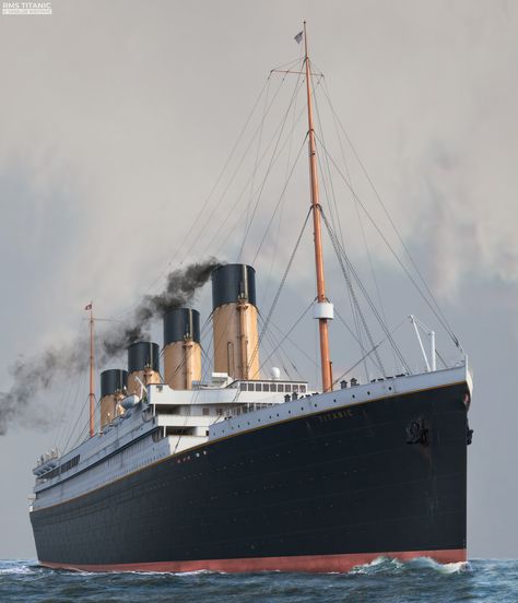 Titanic Art, Titanic Sinking, Titanic Facts, Titanic History, Titanic Ship, Titanic Movie, Rms Titanic, Tall Ships, Cruise Ship