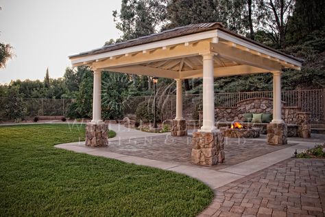 Reasons there are various types of patio cover designs - Decorifusta Covered Patio Ideas, Gazebo Ideas, Outdoor Covered Patio, Outdoor Patio Designs, Outdoor Pavilion, Patio Covers, Orange Amp, Patio Cover, Outdoor Kitchen Patio