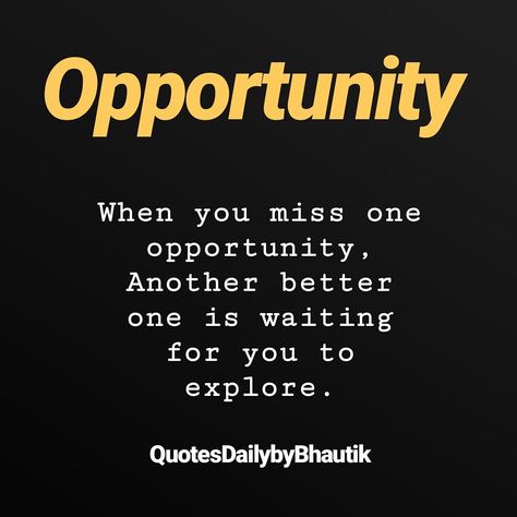 Opportunity – Quotes Daily Opportunity Quotes Motivation, Vin Diesel Quotes, Inspirational Positive Quotes, Opportunity Quotes, Quotes Daily, Motivational Quotes For Life, Daily Motivational Quotes, Self Motivation, New Opportunities