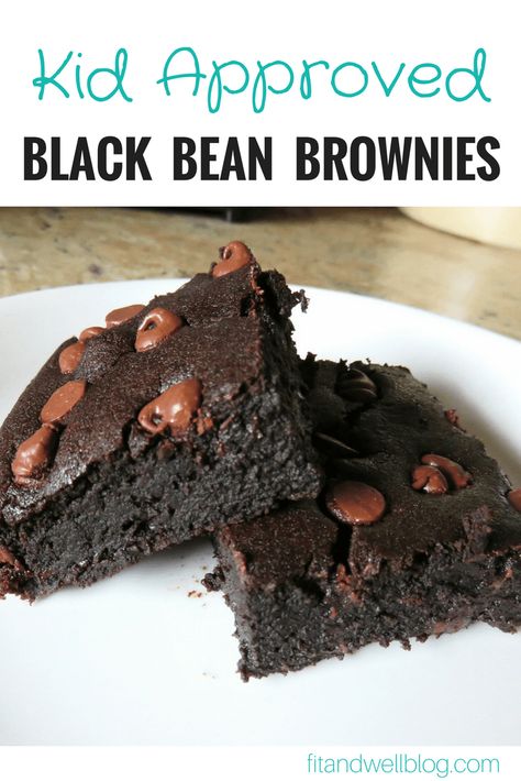 Vegan Black Bean Brownies, Protein Brownies Recipe, Healthy Brownie, Protein Brownie, Black Bean Brownies, Bean Brownies, Healthy Brownies, Vegan Black Bean, Paleo Desserts